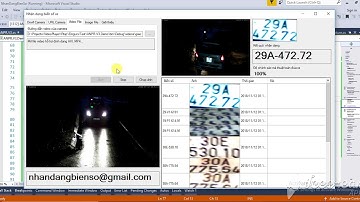 Nhận dạng biển số xe thời gian thực c# full source code