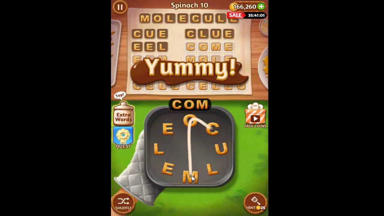 Word Cookies Spinach Level 10 Answers - YouTube