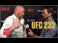 Dana White calls Jon Jones ‘unbelievable after UFC 232 win | MMA Sound