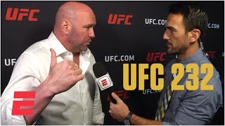 Dana White Calls Jon Jones Unbelievable After Ufc 232 Win Mma Sound