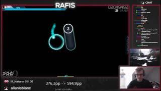 [Live] Rafis | Coda - Fighting Gold (TV Size) [Gold Experience]  HDDT 97.99% {#1 601pp FC} - osu!