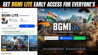आ गया 😍 Get Early Access Of Bgmi Lite Everyone| How To Play Bgmi Lite /Bgmi Lite Pre Registration  screenshot 5