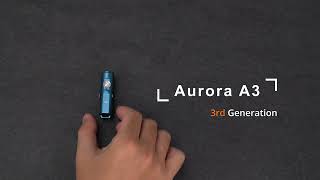 New Aurora A3 (4TH GEN) USB-C Keychain Flashlight