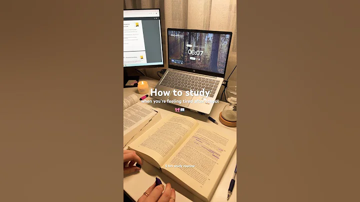 How to study when you‘re feeling tired after school 📚🥱 #shorts #study #studymotivation