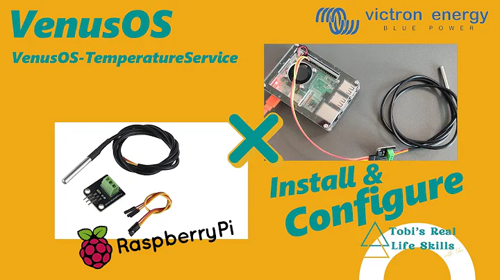 Victron VenusOS Raspberry Pi | 1-Wire DS18B20 Temperature | Installation and Configuration