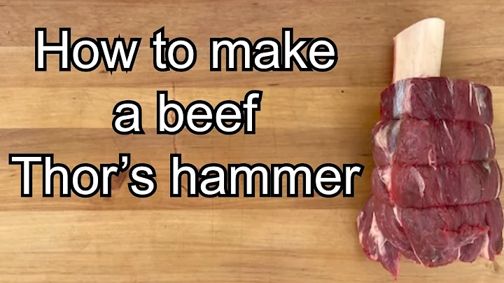 Making a Perfect Marvel-Inspired Beef Shin Thor's Hammer For BBQ | BBQ Butcher NZ