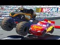 CARS 3 NASCAR HOT WHEELS MONSTER JAM DEMOLITION DERBY