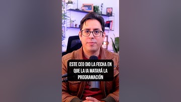 Este CEO dio la fecha en que la IA matará la programación