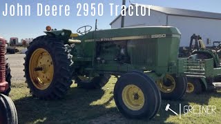 John Deere 2950 Tractor  -Selling at our Spring 2024 Online-Only Machinery Consignment Auction