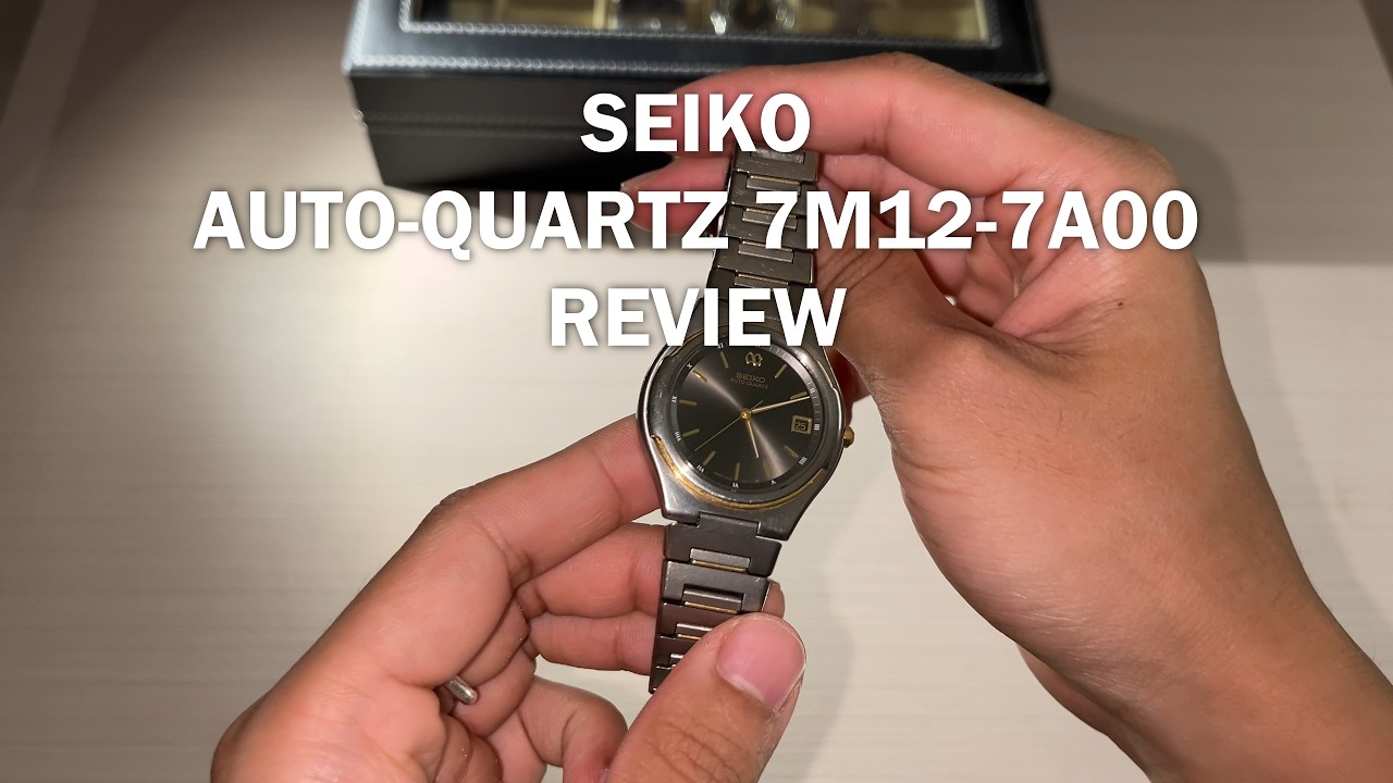 Seiko's First Kinetic watch! Seiko Auto-Quartz 7M12-7A00 Review