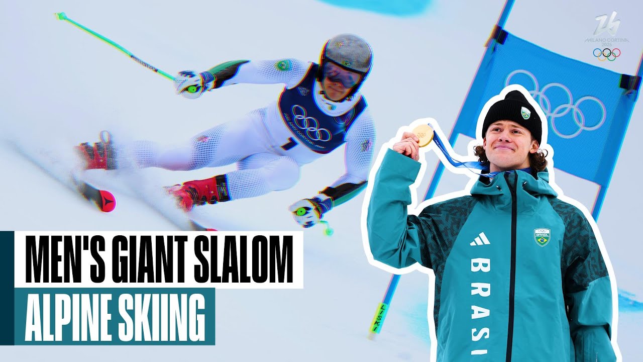 Lucas Pinheiro Braathen Makes History 🥇🇧🇷 | #MilanoCortina2026