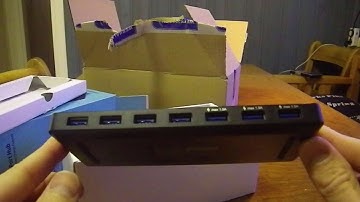 Unboxing. TP-Link UH700 - USB 3.0 7-Port Hub