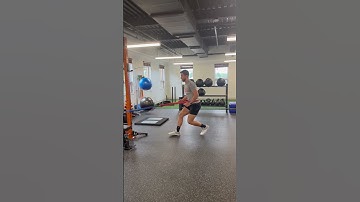 Banded split stance deceleration