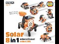 21619   8 in 1 solar educational robot kit