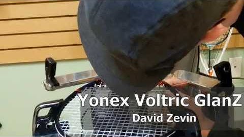 Time Lapse: How to String a Yonex Voltric GlanZ Badminton Racquet