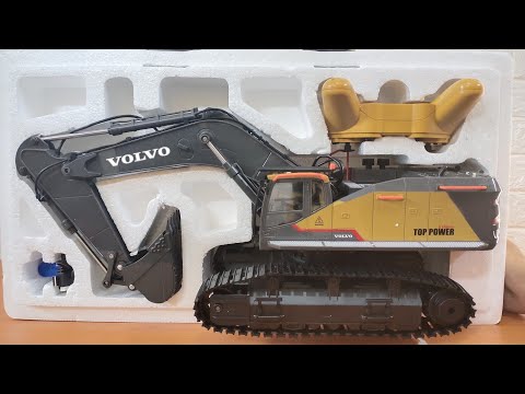 RC EXTREME! Stunning excavators and dump trucks in HUGE 1:8 scale!. 
