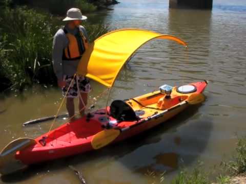 DIY Kayak Bimini Top Part 2 - YouTube