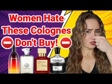 DON'T BUY THESE FRAGRANCES 💥 WORST MEN COLOGNES 💥 WOMEN HATE THESE COLOGNES!!