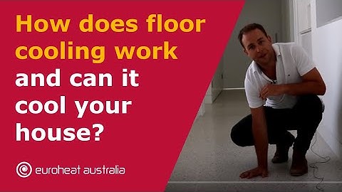 Floor cooling: How does it work and can it cool your house? Hydronic floor heating & cooling - Perth