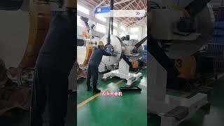 重型开卷机和双头材料架对比，冲床、冷弯成型机用放料架