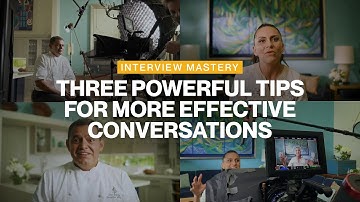 Interview Mastery: Three Powerful Tips For More Effective Conversations | MuseStoryTelling.com