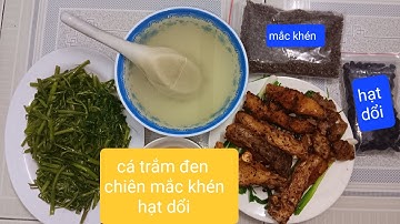 cơm công nhân || làm món cá trắm chiên với hạt dổi mắc khén thơm ngon tuyệt vời