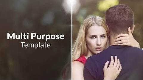 Elegant Lines Slideshow After Effects Templates