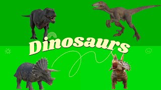 Dinosaurs 4K green screen effect HD | AR GREEN GREEN WORLD #dinosaur #greenscreen #viral