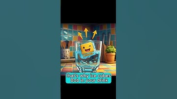 Why Does Ice Float on Water? 🧊🌊🤔#funlearning #ice #stemforkids #float #kidslearning #funforkids