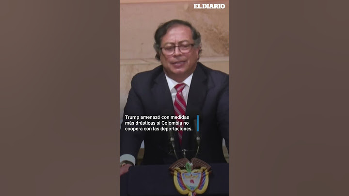 Sanciones para Colombia: Donald Trump arremetió contra Gustavo Petro por deportados | El Diario