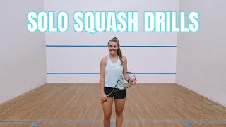 5 SOLO SQUASH DRILLS [to improve your game]