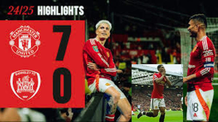 GOALS GALORE AT OLD TRAFFORD 😚😱 | Man Utd 7-0 Barnsleysport channel#sky sport news