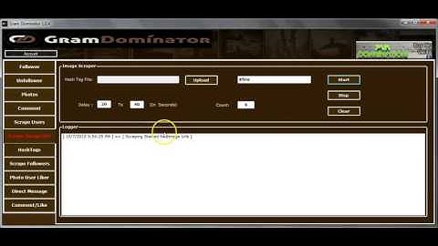 Scrape Image Urls Gram Dominator