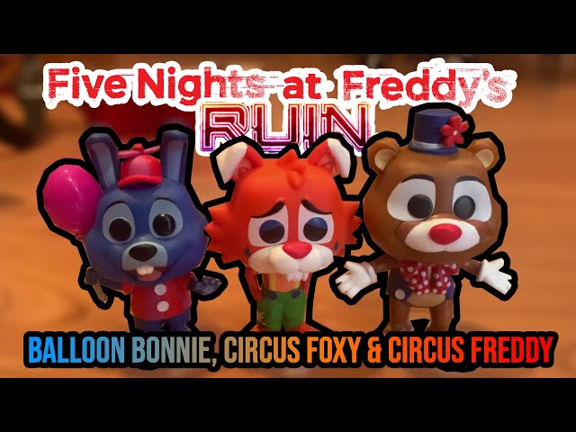 Five Nights at Freddy's FNAF Balloon Foxy Freddy Circus Bonnie Set