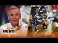 Colin is in awe of Russell Wilson's performance, isn't worried about Garoppolo | NFL | THE HERD