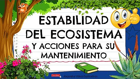 ¿Cómo y qué puede afectar la estabilidad de los ecosistemas?