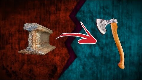 How to Make an Axe from a Scrap Rail