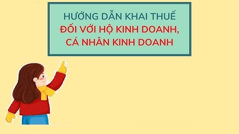 Hướng dẫn khai thuế online hộ cá thể