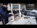 Process of Making a Lounge Chair. Furniture Factory in Korea.