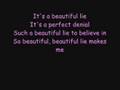 30 Seconds to mars - A beautiful lie Lyrics