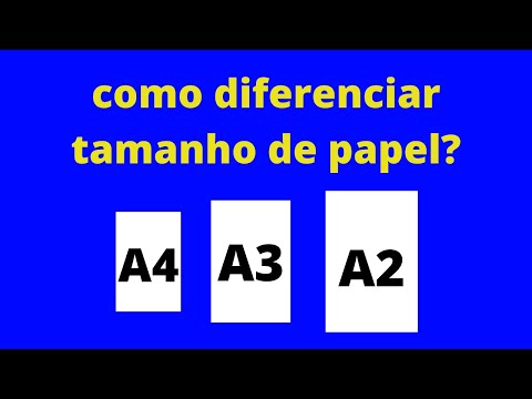 Vídeo: Qual é o tamanho do a4 dobrado duas vezes?