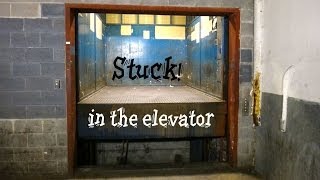I got stuck in the elevator! Caught on Camera! EPIC FAIL trapped and self rescue