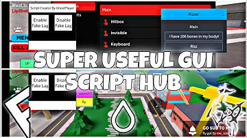 OP SUPER Useful GUI SCRIPT HUB | HYDROGEN • FLUXUS