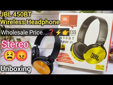 JBL 450BT Wireless Headphone Price, Details 🔥🔥 - YouTube