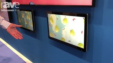 InfoComm 2018: Philips Launches T-Line 24" Display with Five Points of Touch and Built-In Mount