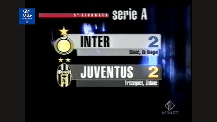 2000-01 (9^ - 03-12-2000) INTER-Juventus 2-2 [Trezeguet,Zidane,Blanc,Aut.Zidane] Controcampo Italia1
