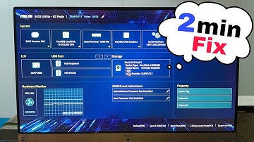 Fix - Asus Bios Utility Ez Mode Stuck Problem