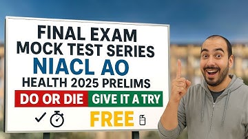 Do or Die Plan for NIACL AO Health Prelims – Miss This, Miss the Exam!