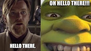 Obi wan Kenobi meets shrek