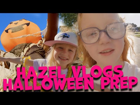 Hazel Vlogs Halloween Prep with the Quints!